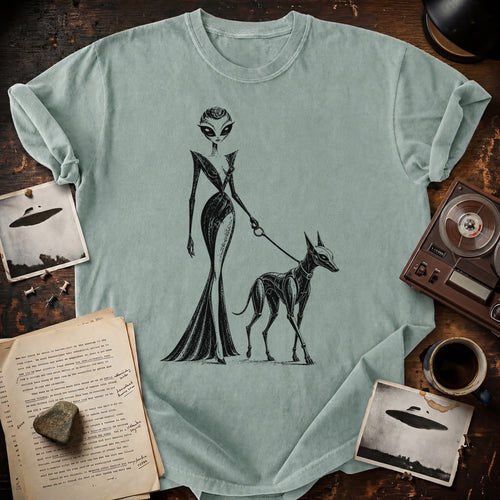 Astra Walking Dog T-shirt