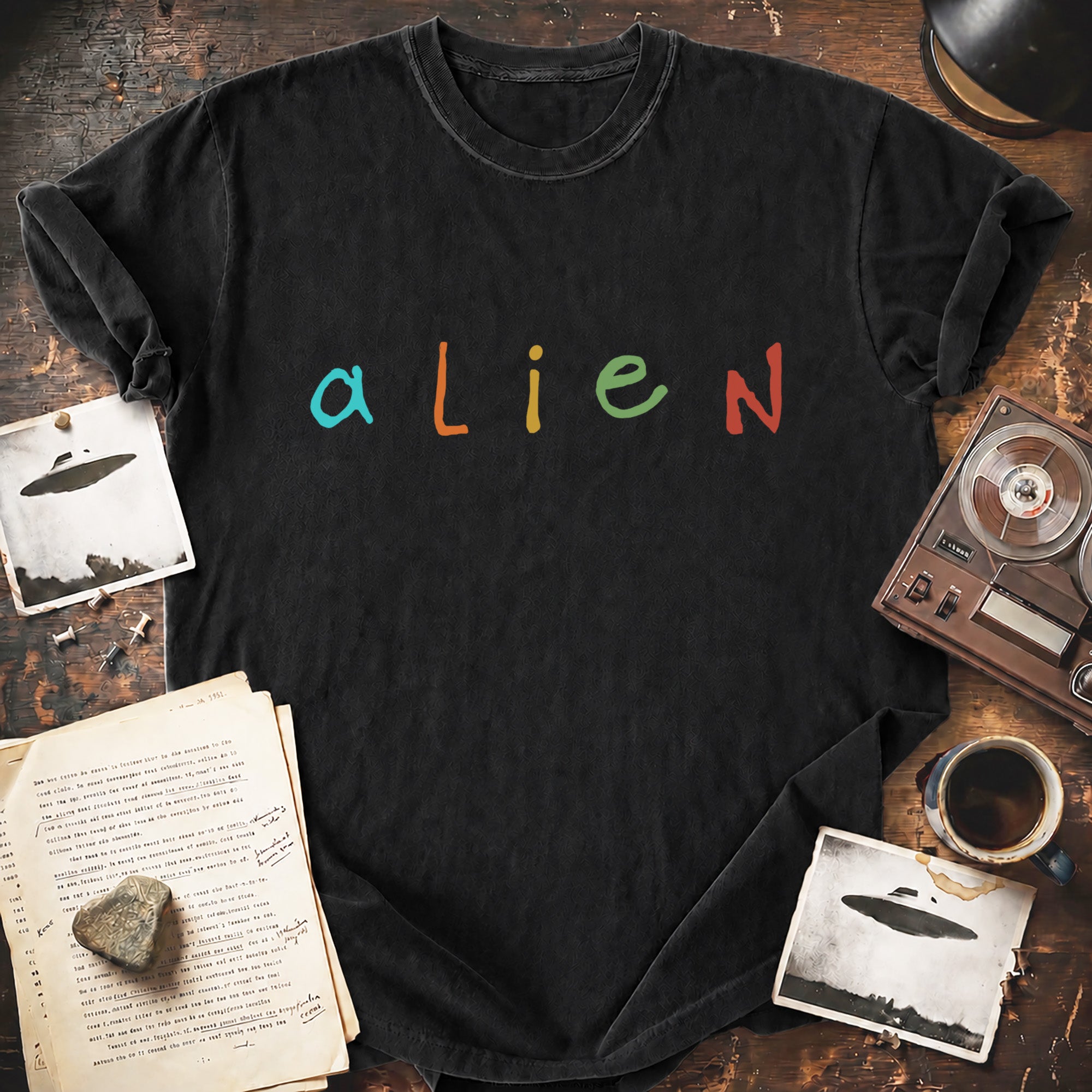 Alien Letters T-shirt