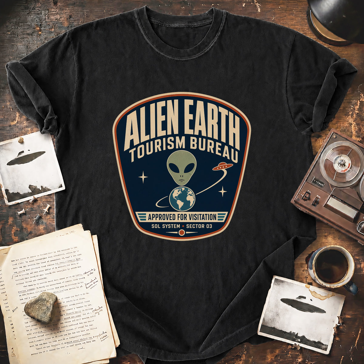 Alien Earth Tourism T-shirt
