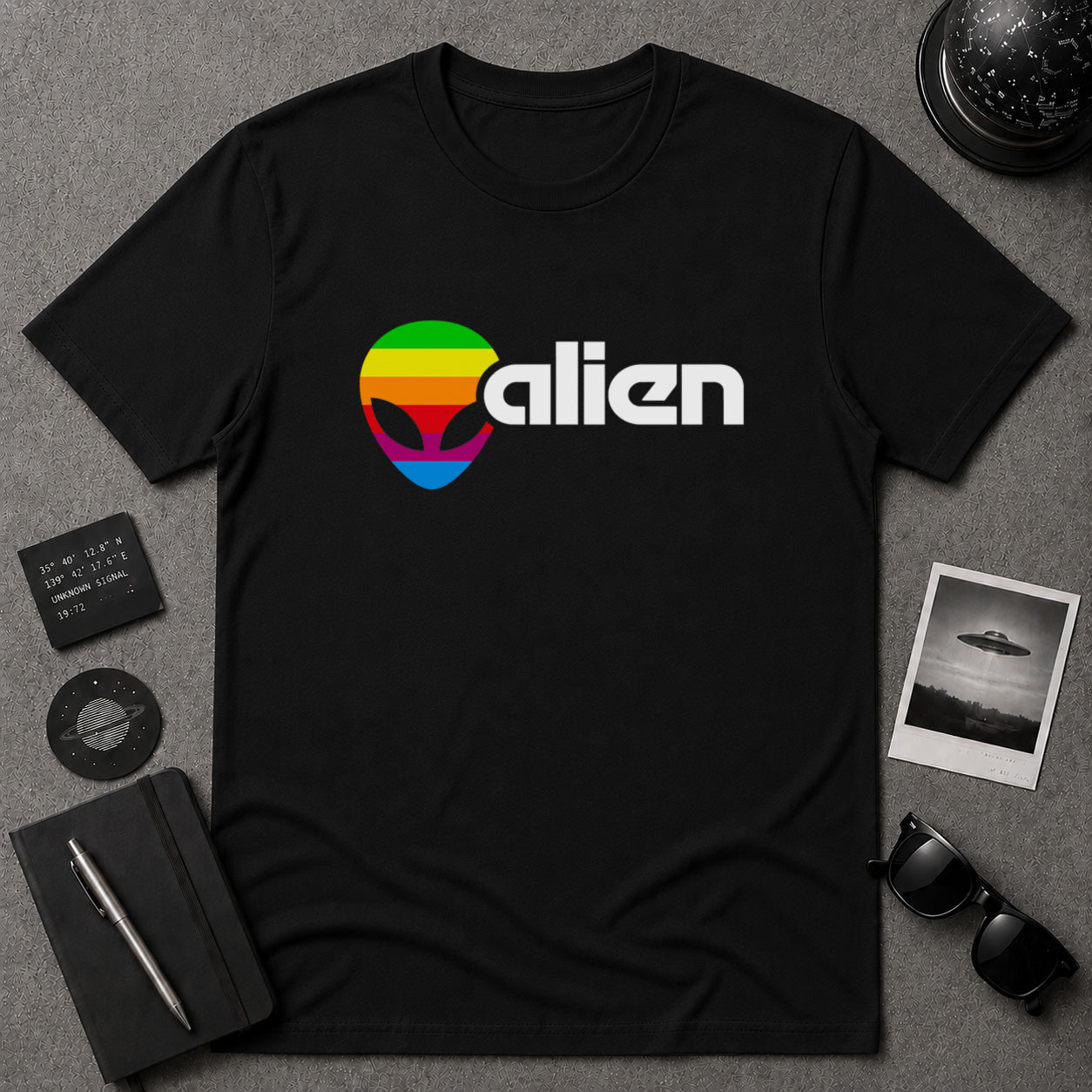 Alien Apple Logo T-shirt
