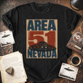 Area 51 Wood Block Print T-shirt