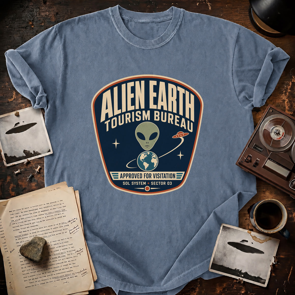 Alien Earth Tourism T-shirt