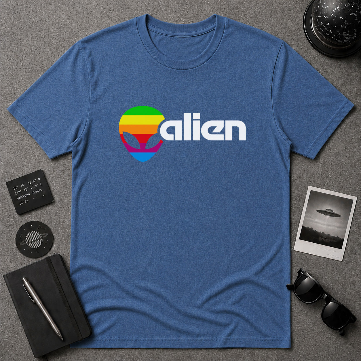 Alien Apple Logo T-shirt