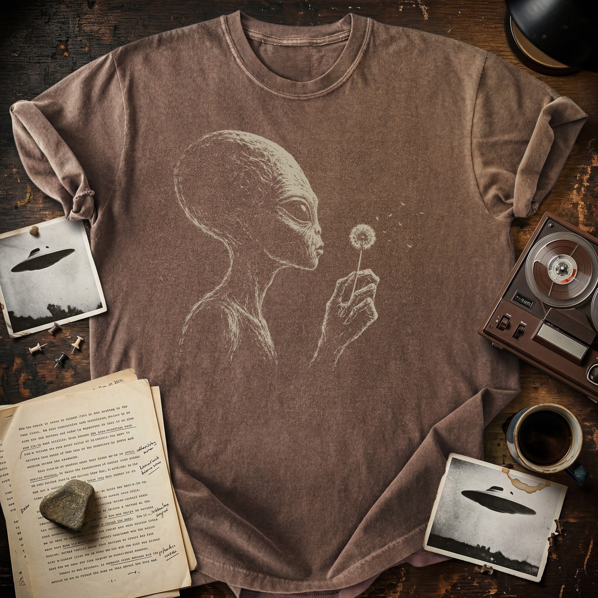 Alien Dandelion T-shirt