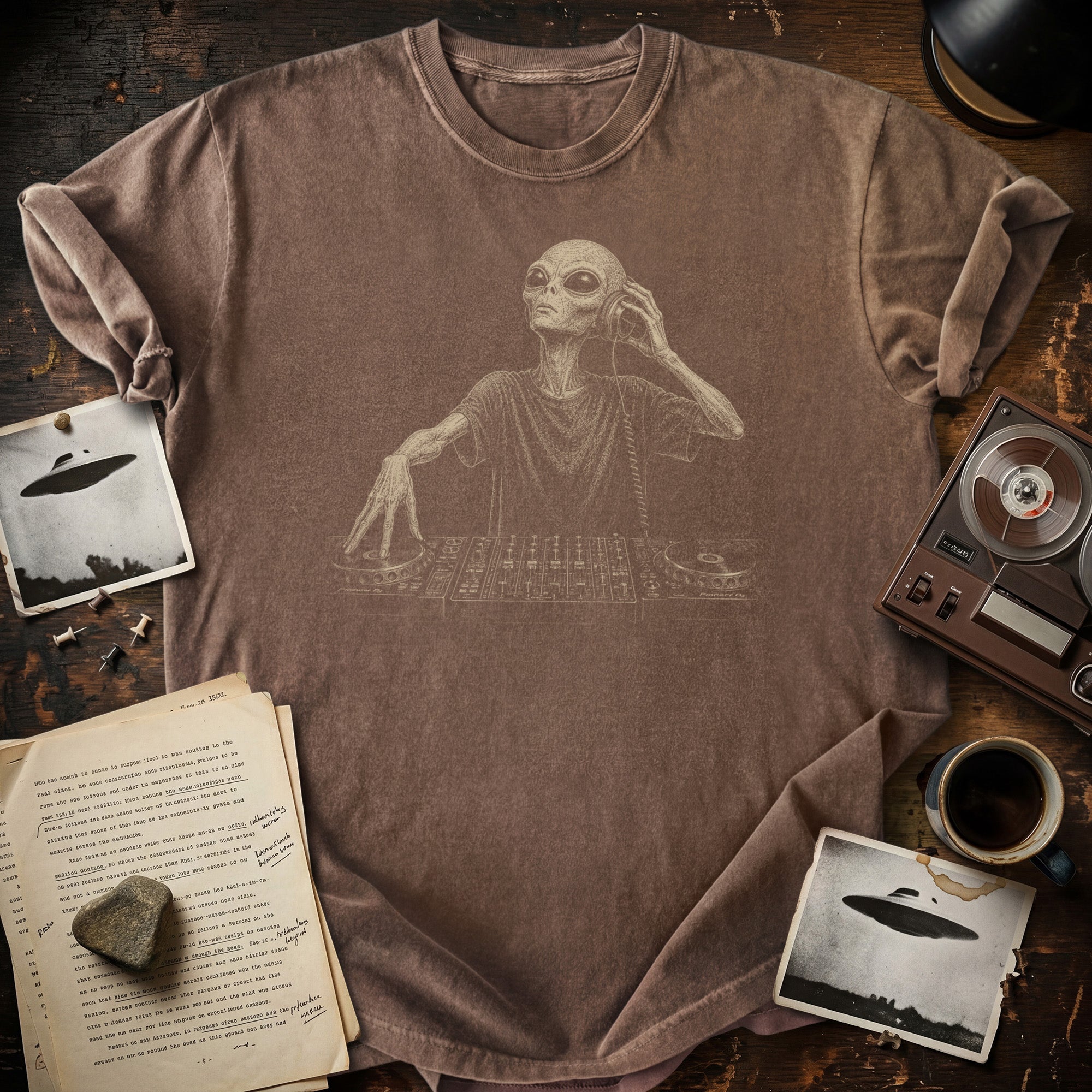 Alien DJ T-shirt