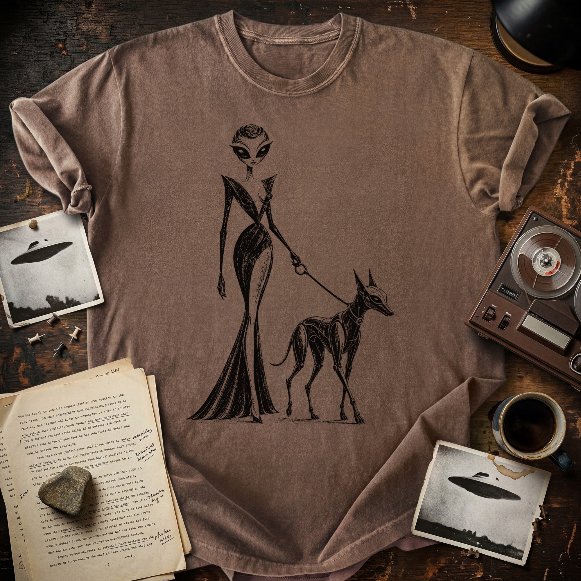 Astra Walking Dog T-shirt