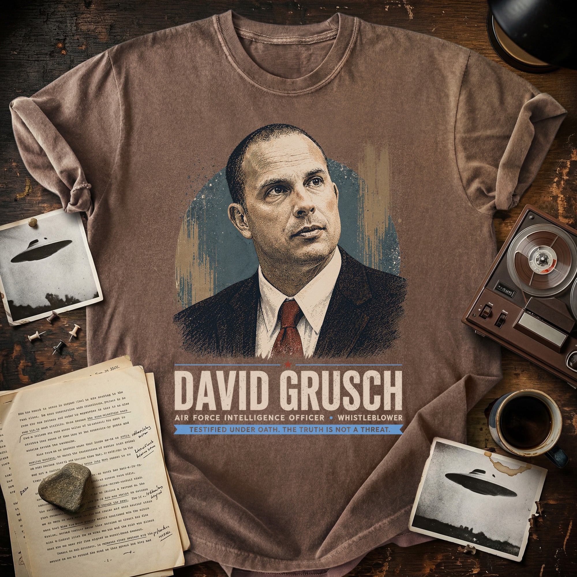 David Grusch T-shirt