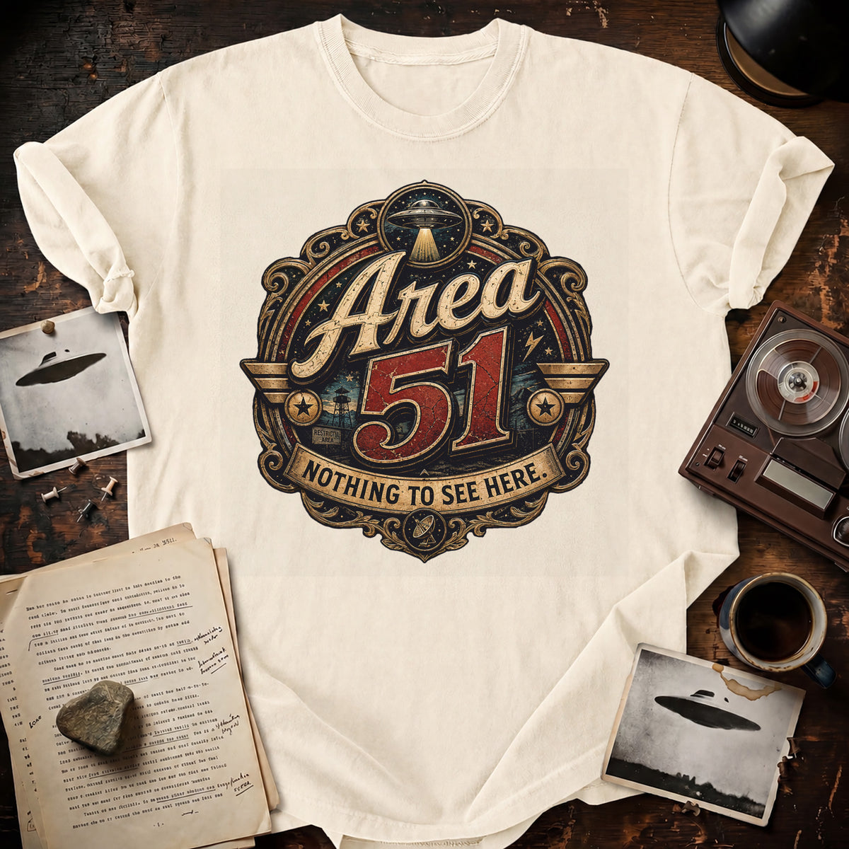 Area 51 Nothing To See T-shirt