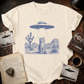 Desert Cat UFO T-shirt