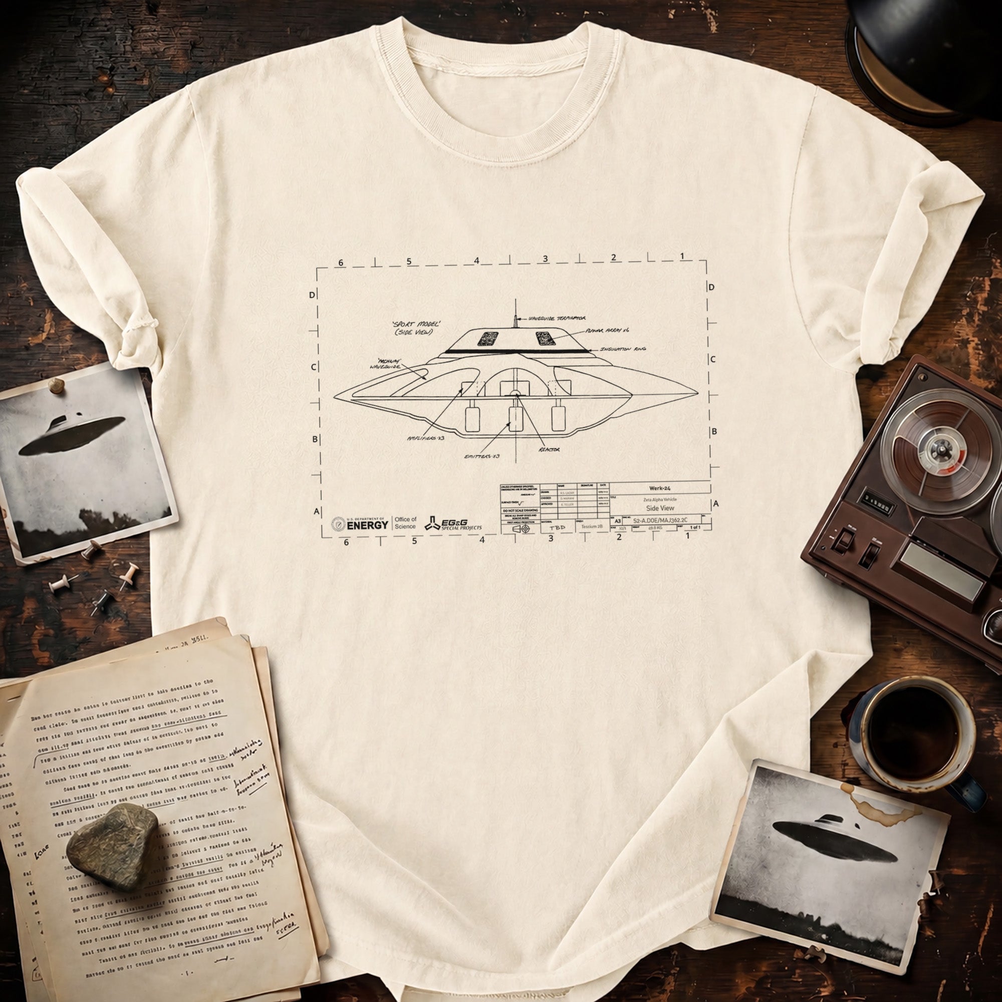Bob Lazar Sport Model T-shirt