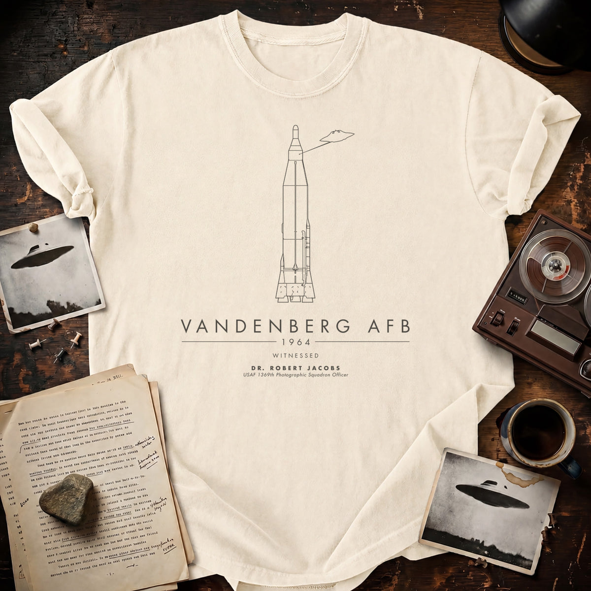 Vandenberg AFB UFO T-shirt