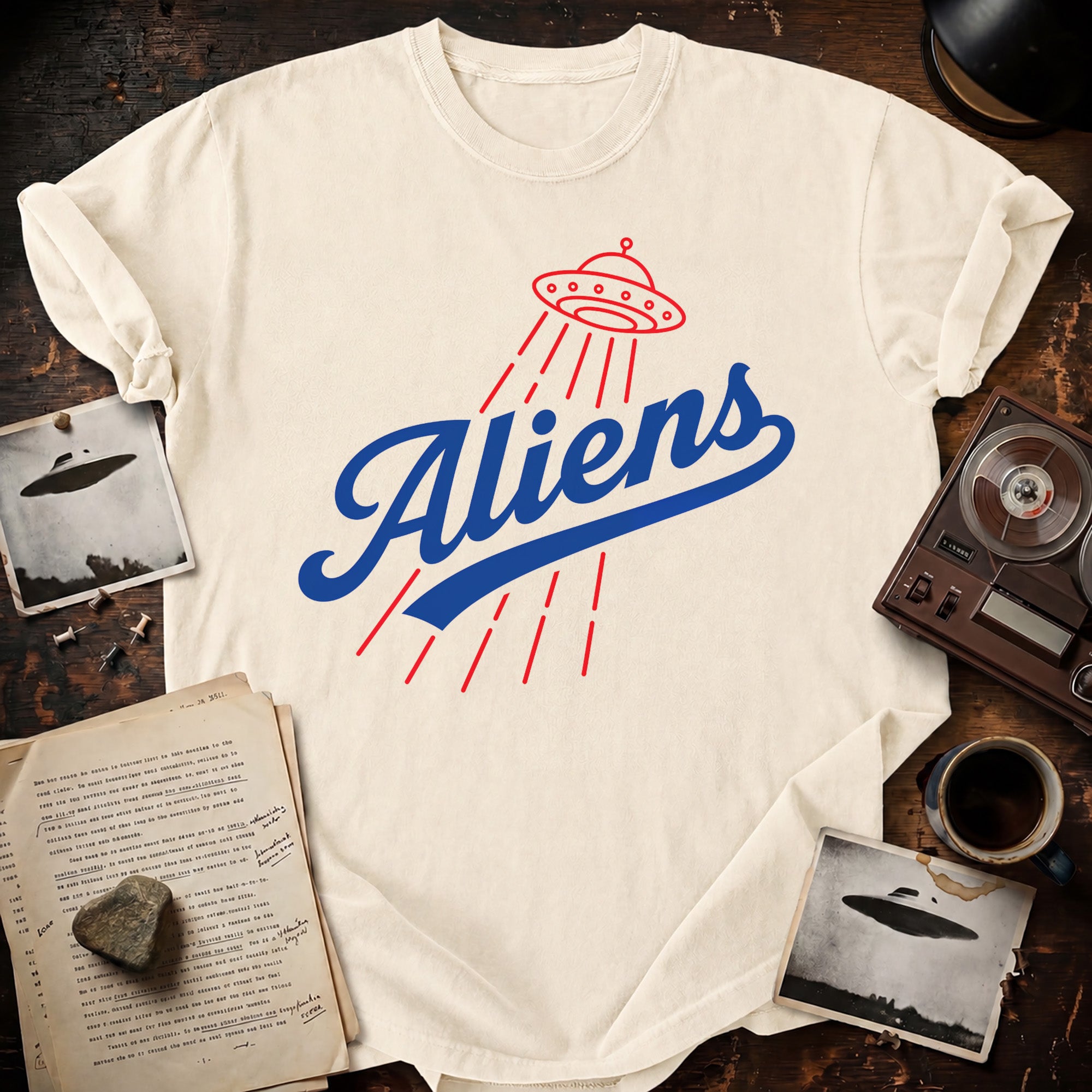 Dodgers Aliens T-shirt