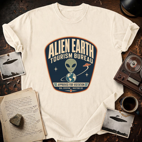 Alien Earth Tourism T-shirt