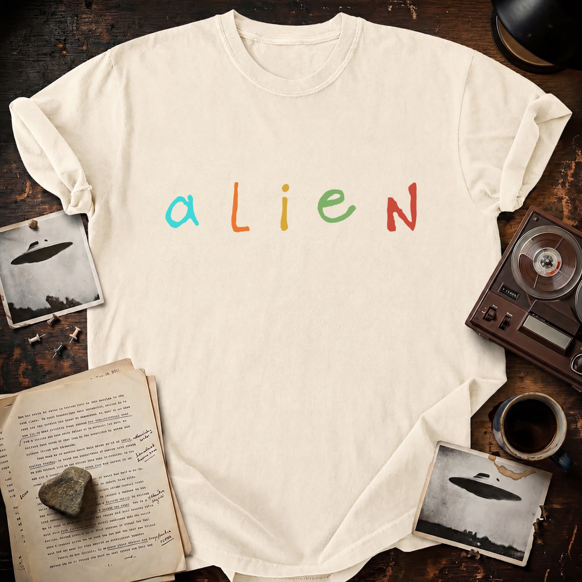 Alien Letters T-shirt