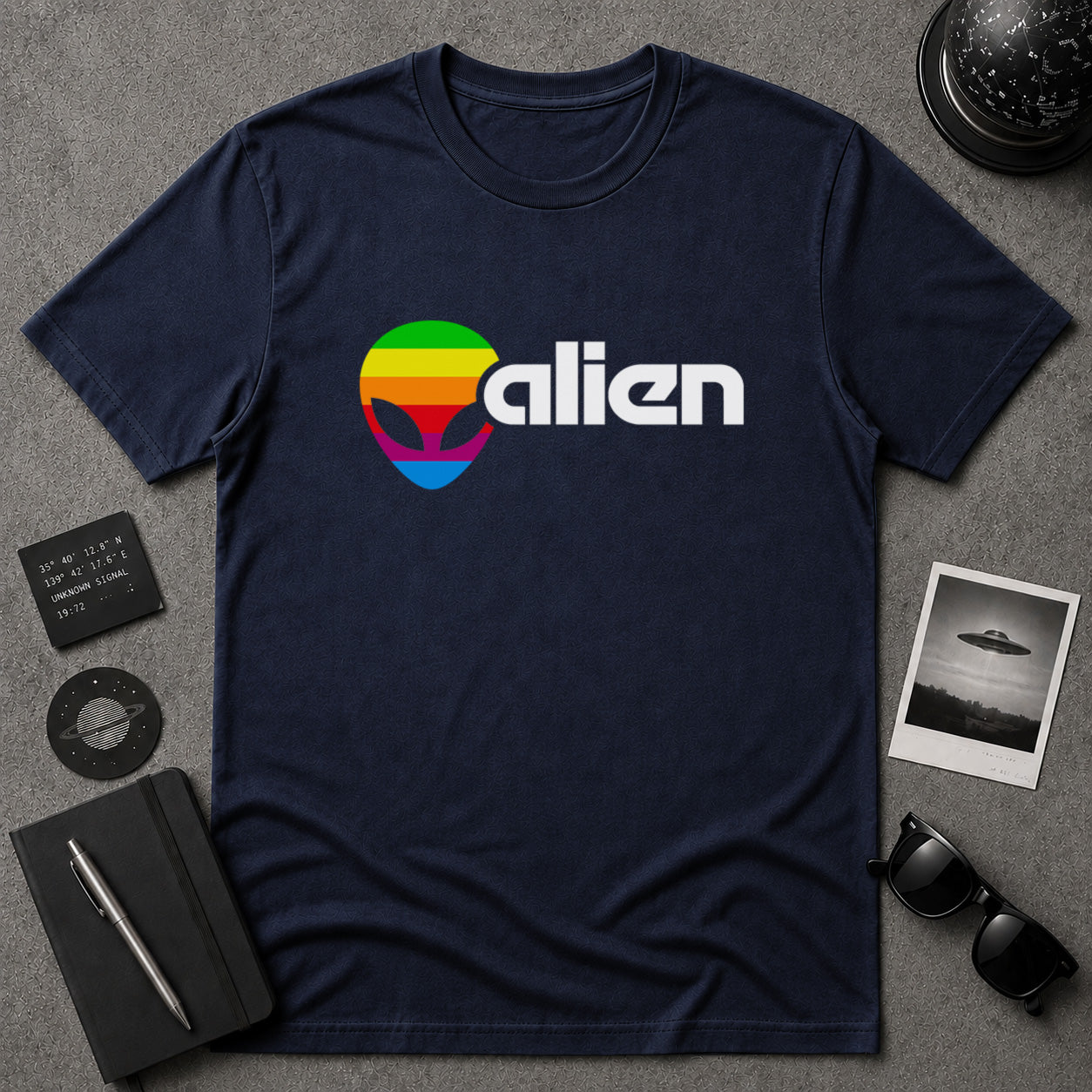 Alien Apple Logo T-shirt