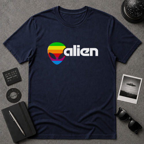 Alien Apple Logo T-shirt