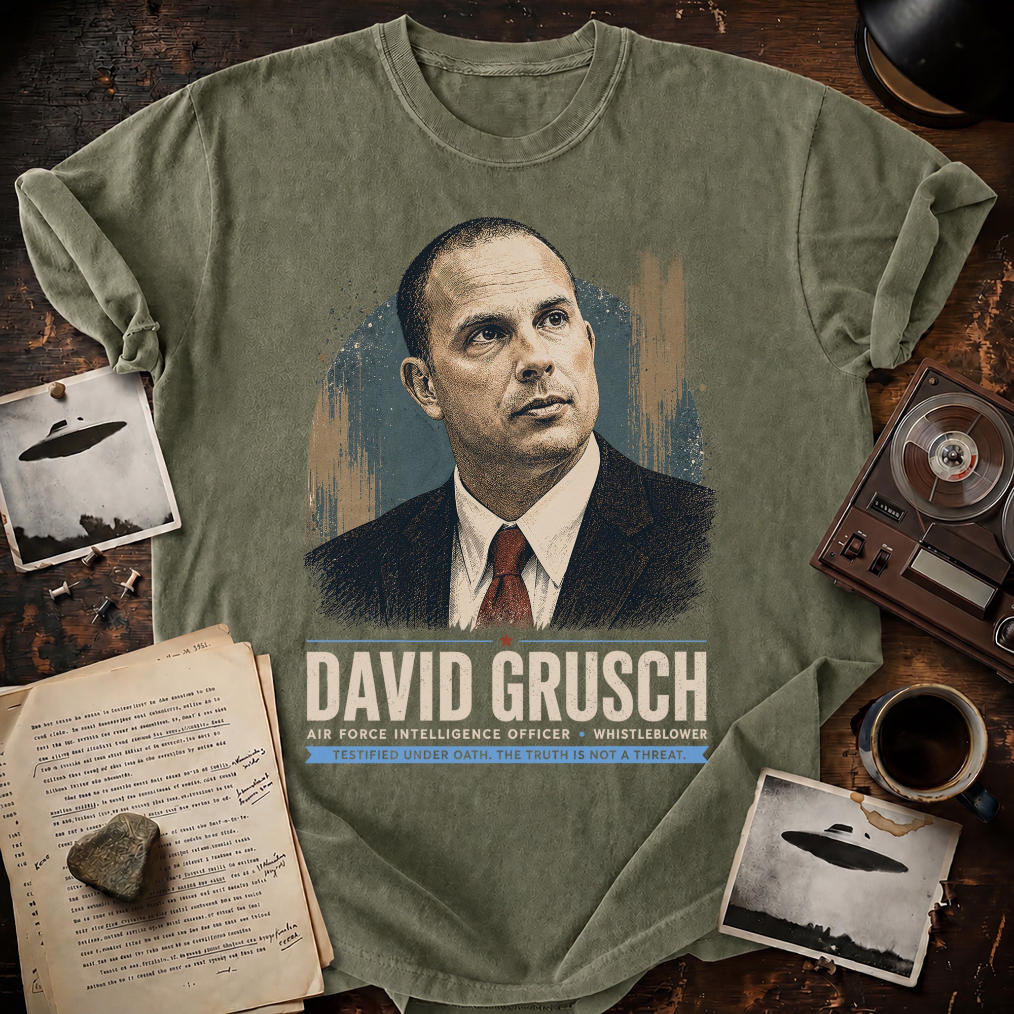 David Grusch T-shirt