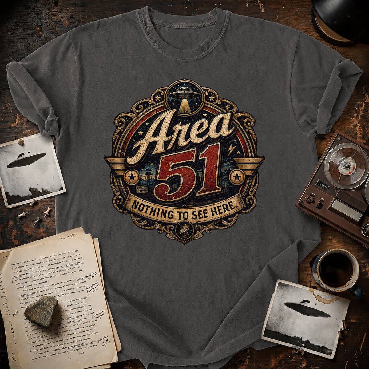 Area 51 Nothing To See T-shirt
