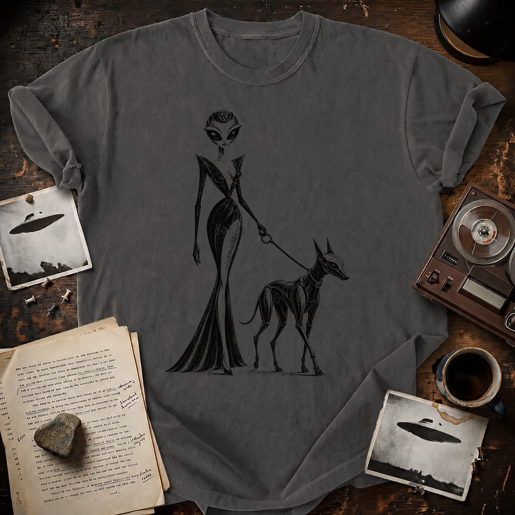 Astra Walking Dog T-shirt