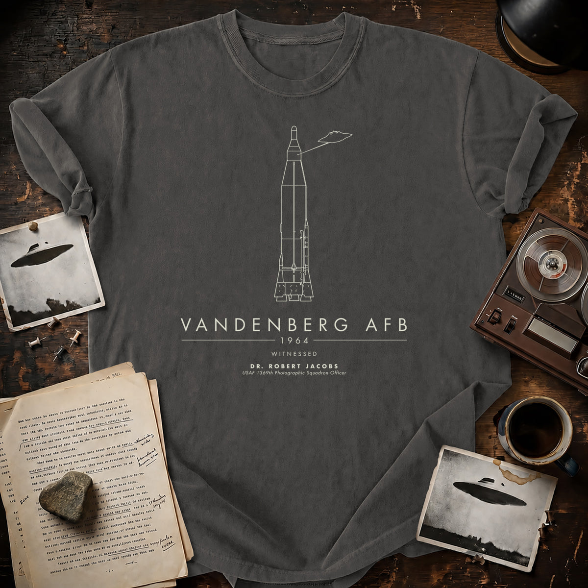 Vandenberg AFB UFO T-shirt