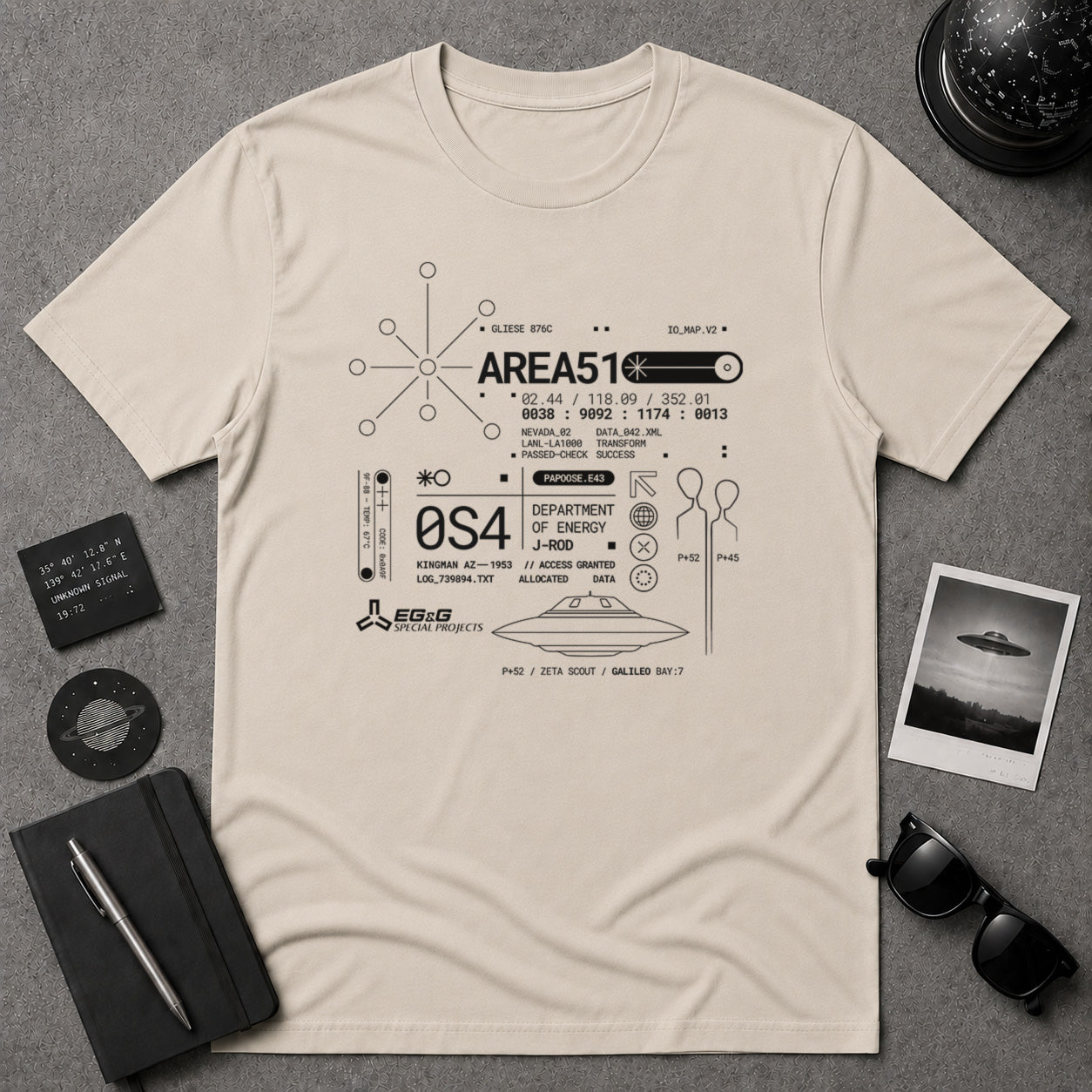 Area 51 Microgrphic T-shirt