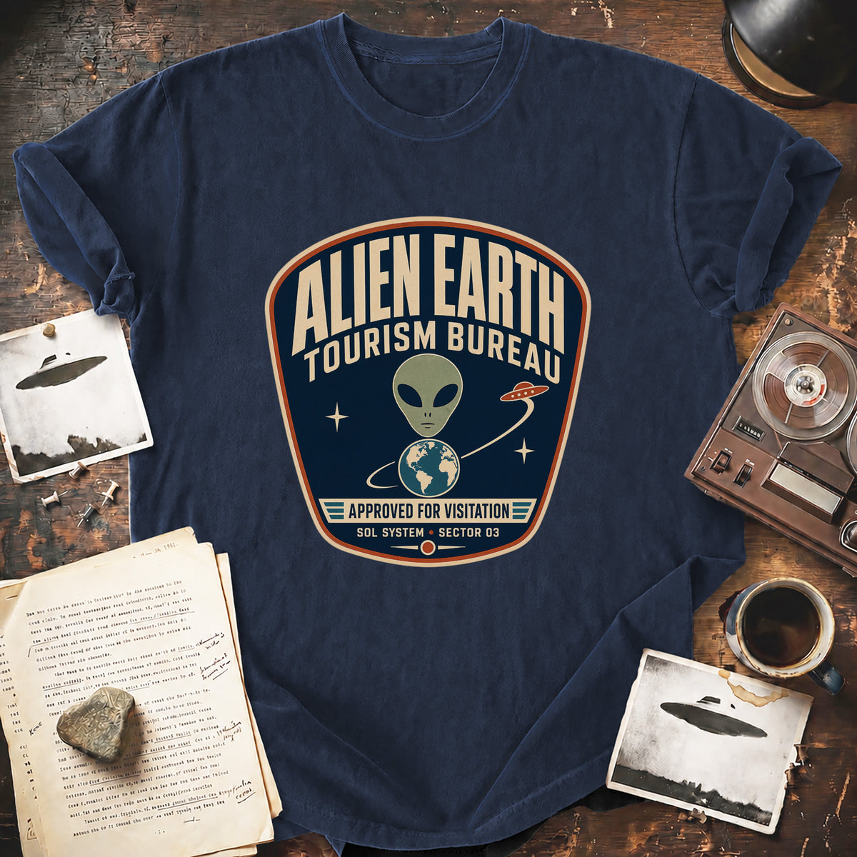 Alien Earth Tourism T-shirt