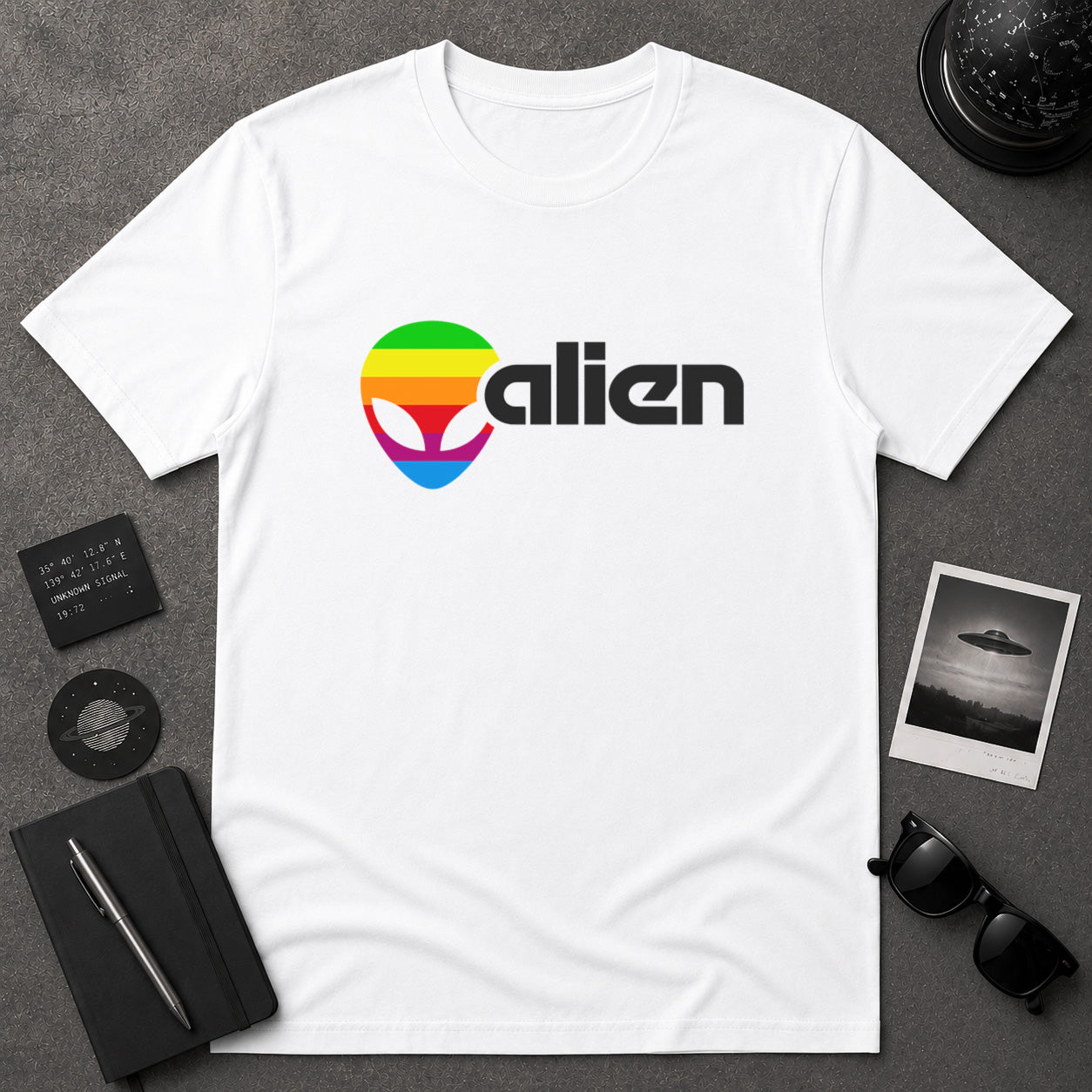 Alien Apple Logo T-shirt
