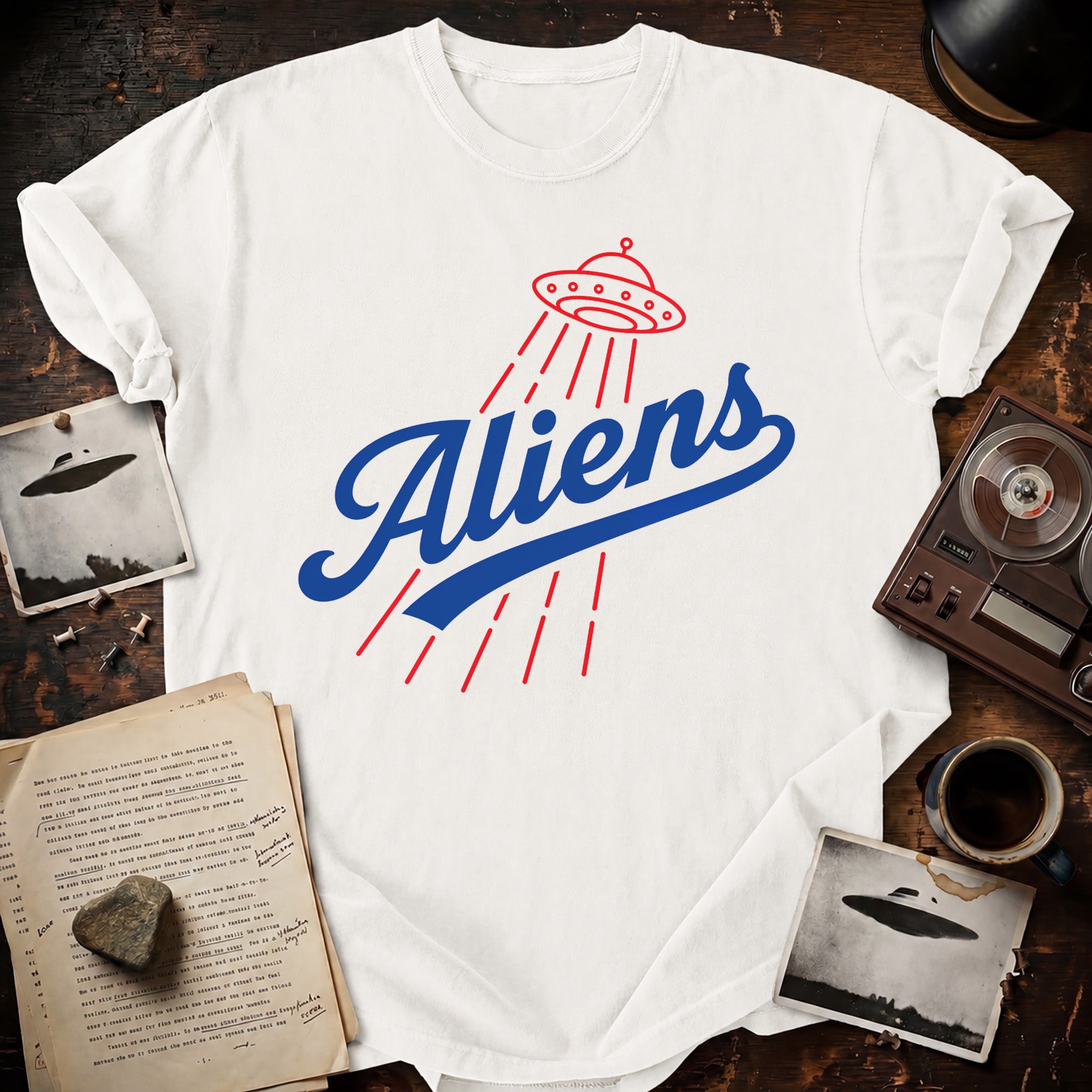 Dodgers Aliens T-shirt