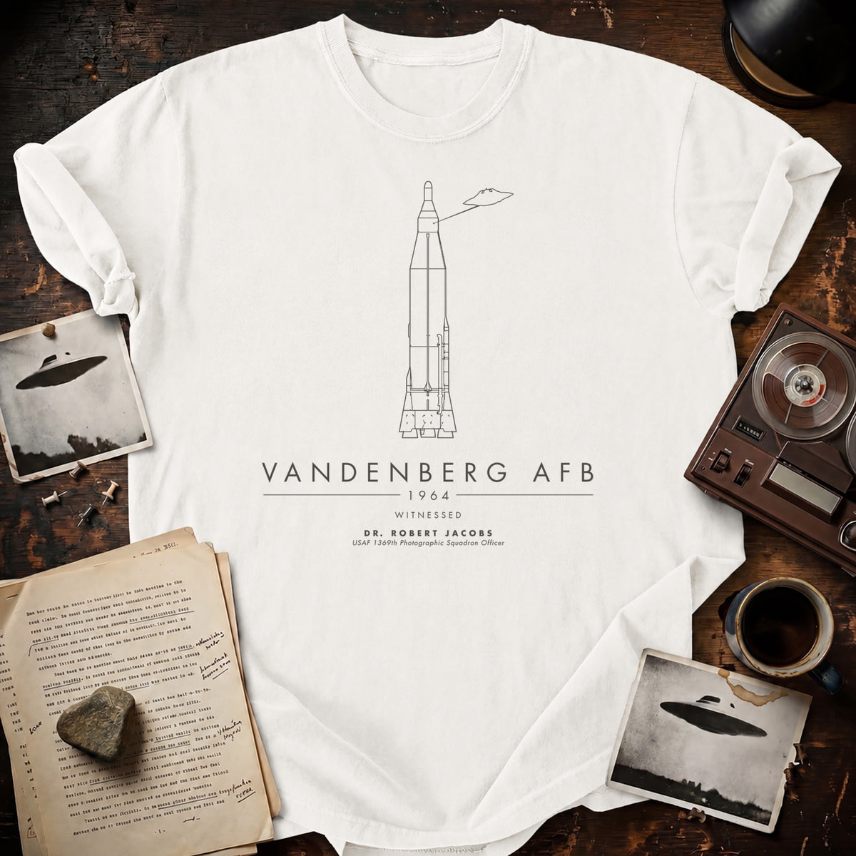 Vandenberg AFB UFO T-shirt